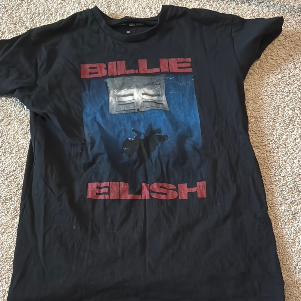 Black Billie Eilish Graphic T-Shirt